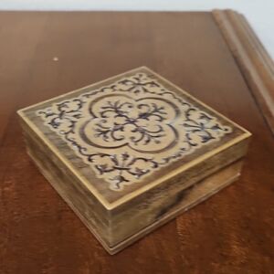 Italian Vintage Wooden Trinket Box